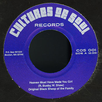 Original Black Sheep of the Family - Heaven Must Have Made You Girl